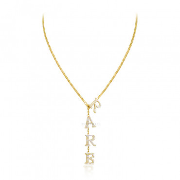 RichandRare-ALPHABET-ALPHABET NECKLACE