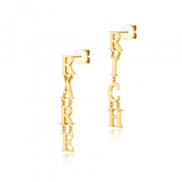 ALPHABET EARRINGS