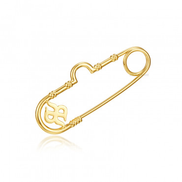 ALPHABET BROOCH