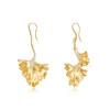 RichandRare-ARTISAN-ARTISAN GINKGO LEAF EARRINGS, 3 MOTIFS