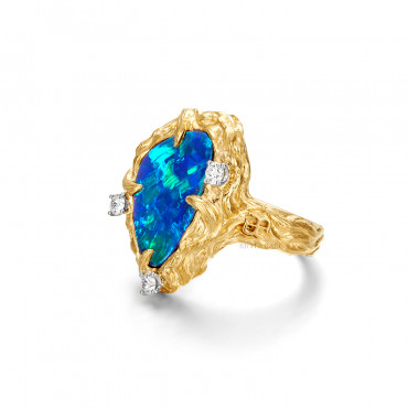 ARTISAN 'OPAL ON CANVAS' RING