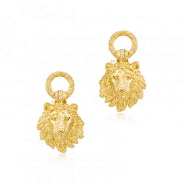 ARTISAN 'LION' EARRINGS