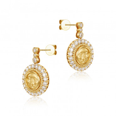 ATTITUDE 'KISS'EARRINGS