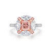 RichandRare-收藏家系列-粉紅色鑽石配鑽石戒指