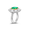 RichandRare--祖母綠配鑽石戒指