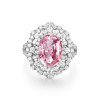 RichandRare--PADPARADSCHA SAPPHIRE AND DIAMOND RING