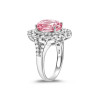 RichandRare--PADPARADSCHA SAPPHIRE AND DIAMOND RING