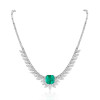 RichandRare-COLLECTOR-EMERALD AND DIAMOND WING NECKLACE