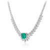 RichandRare-COLLECTOR-EMERALD AND DIAMOND WING NECKLACE