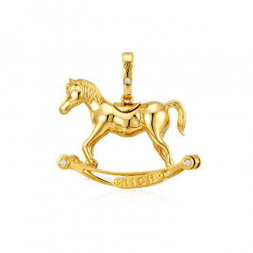 FESTIVAL 'ROCKING HORSE' CHARM