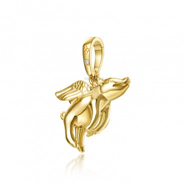 FESTIVAL 'FLYING PIGLET' CHARM