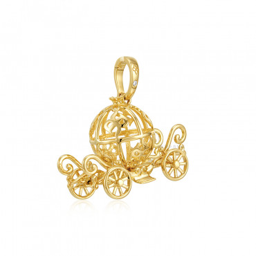 FESTIVAL 'PUMPKIN CARRIAGE' CHARM