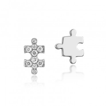 RichandRare-MAGIC PUZZLE-MAGIC PUZZLE EARRINGS, 2 MOTIFS