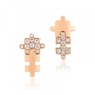 RichandRare-MAGIC PUZZLE-MAGIC PUZZLE EARRINGS, 4 MOTIFS